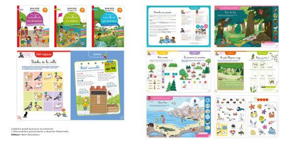 Cahiers autocollants Boscher – Belin Éducation