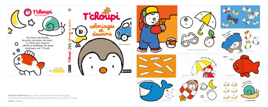 T'CHOUPI COLORIAGE ET DESSIN – NATHAN